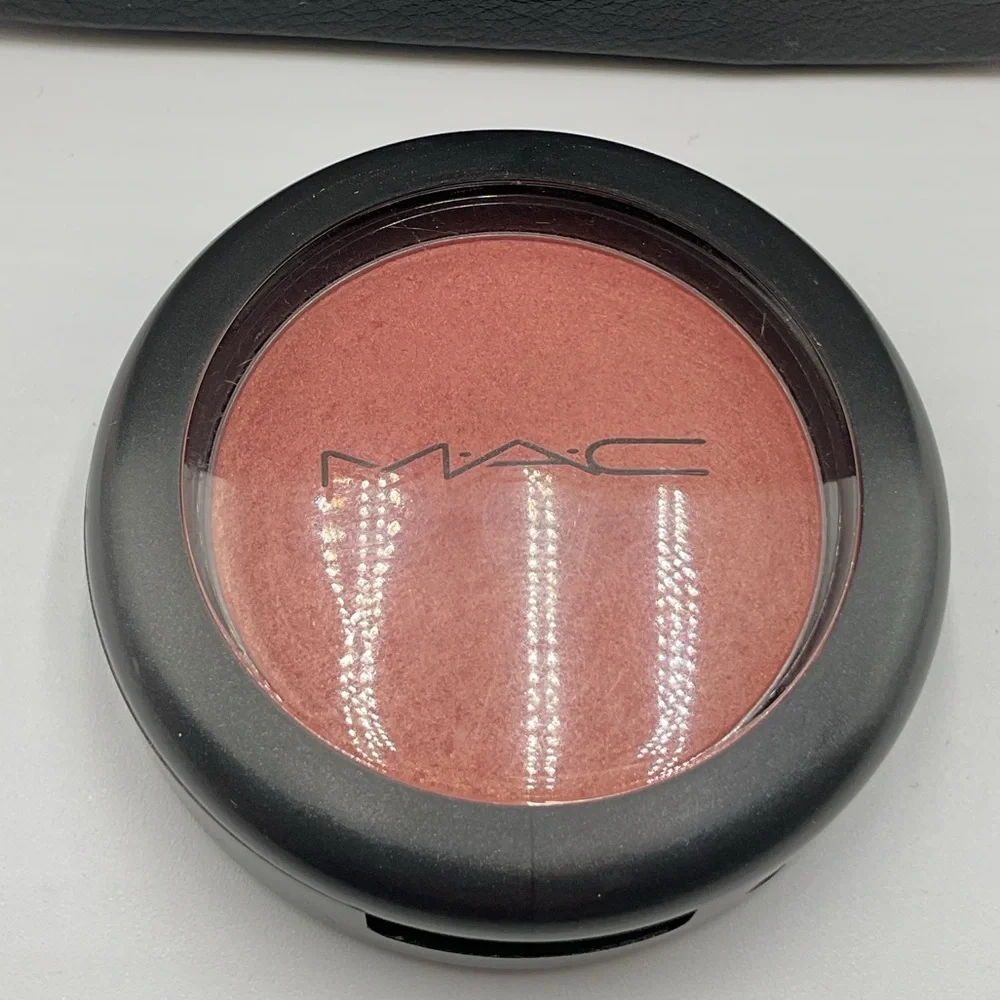 MAC Cosmetics Sheertone Shimmer Blush in Springsheen Swatched, HTF Discontinued